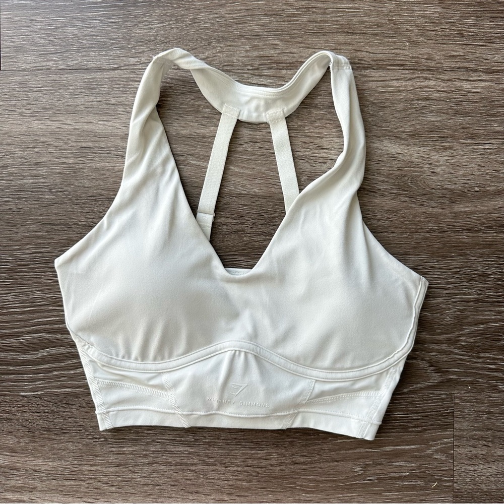 Gymshark x Whitney Simmons Longline Bra — White
